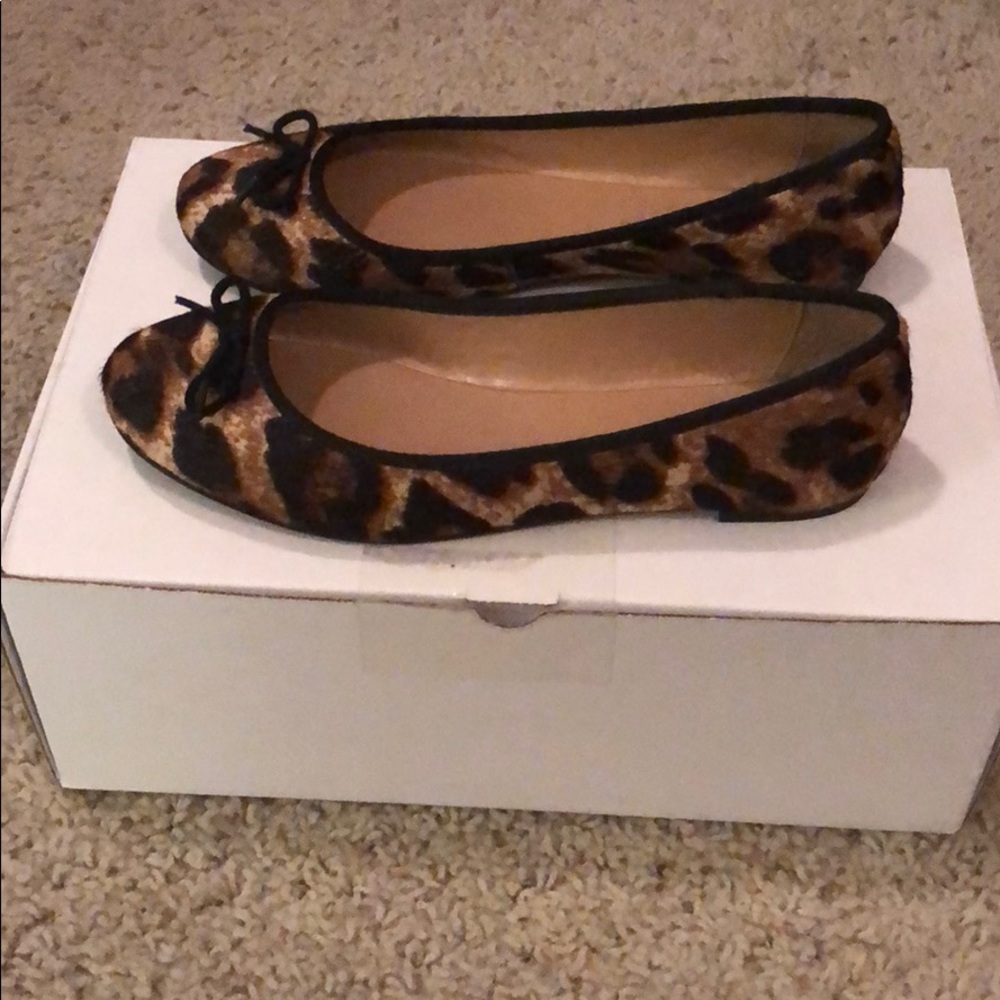 Leopard Print Flats - image 2